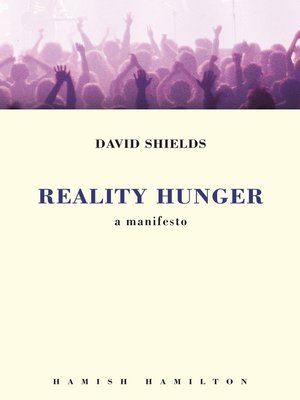 cover image of Reality Hunger